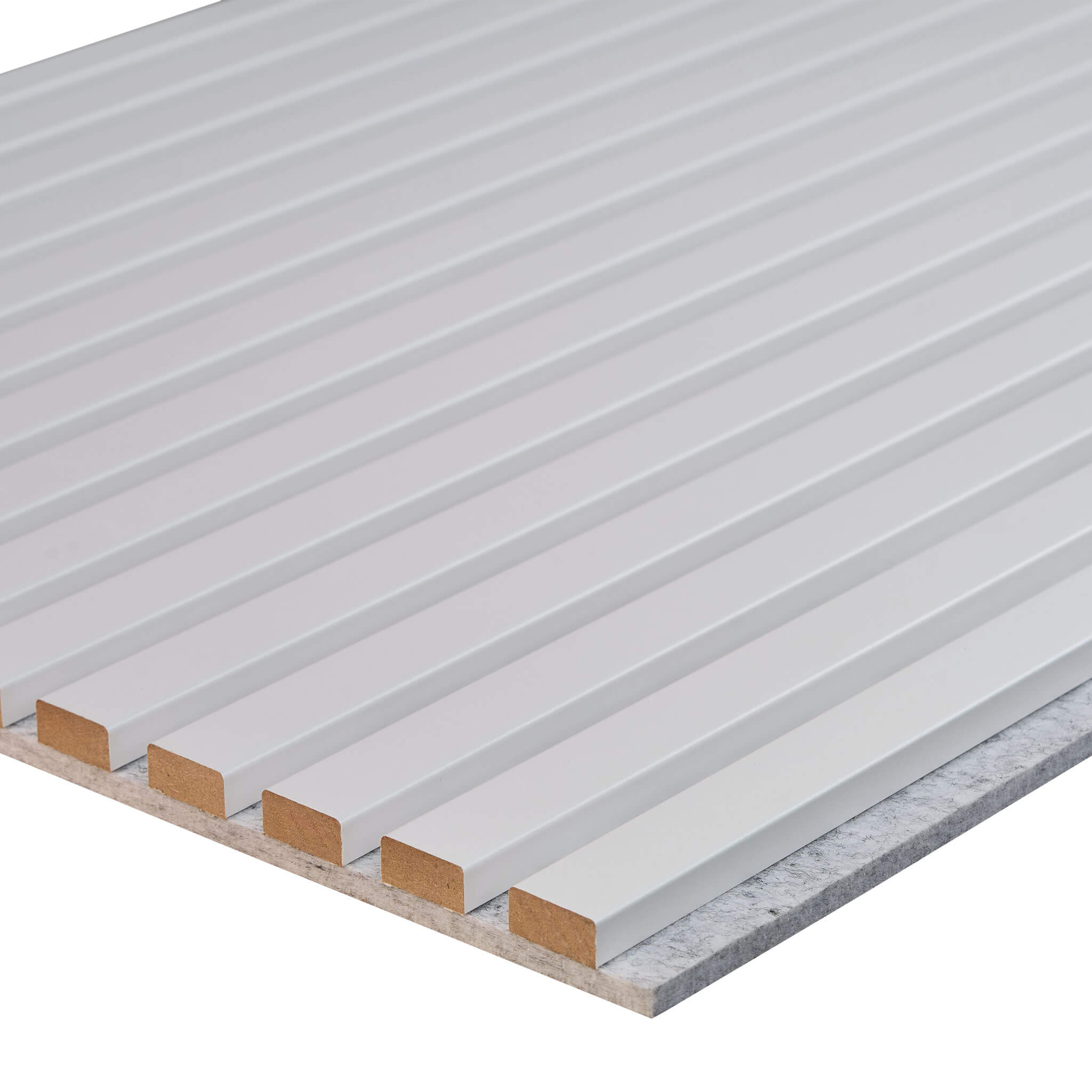 Akustikpaneele Walleu 240 x 60 cm | Weiß