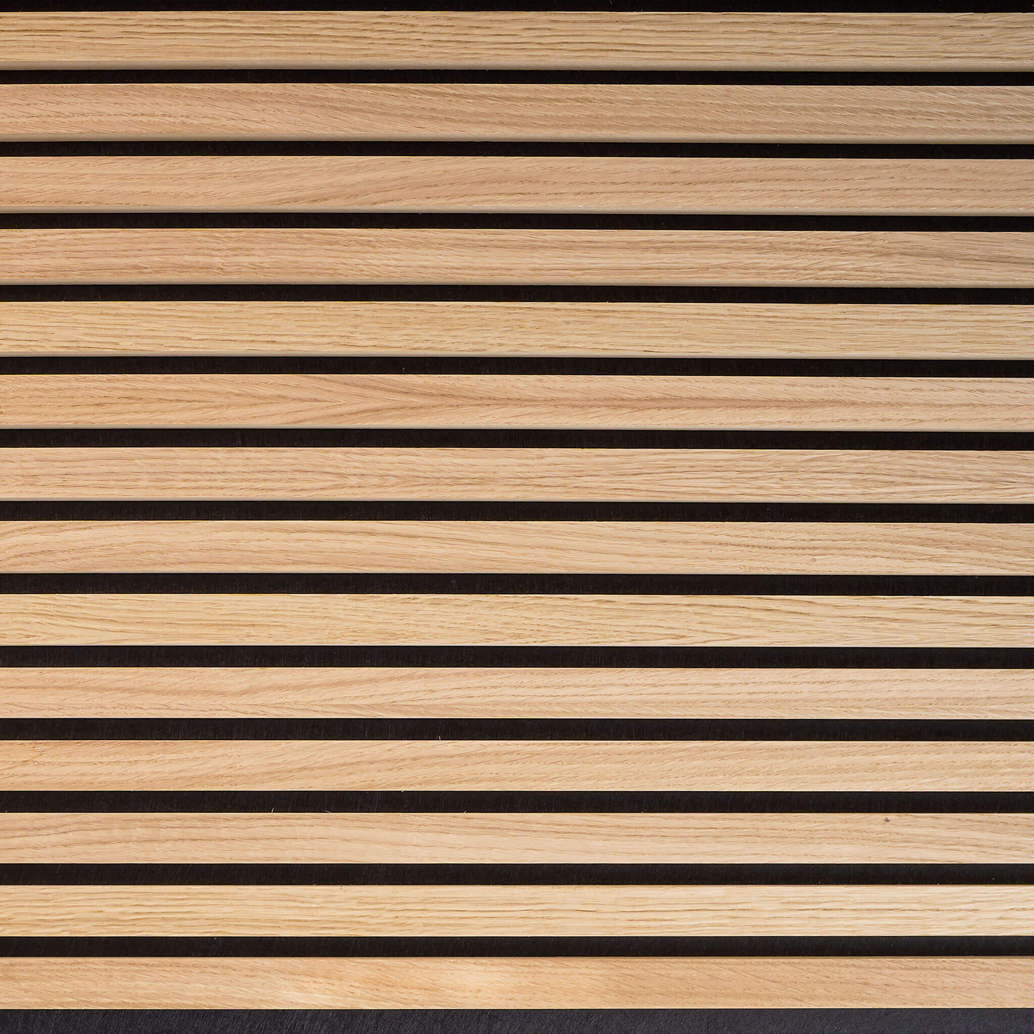 Akustikpaneele Walleu 240 x 60 cm | Natürliche Eiche - Schwarzer Filz