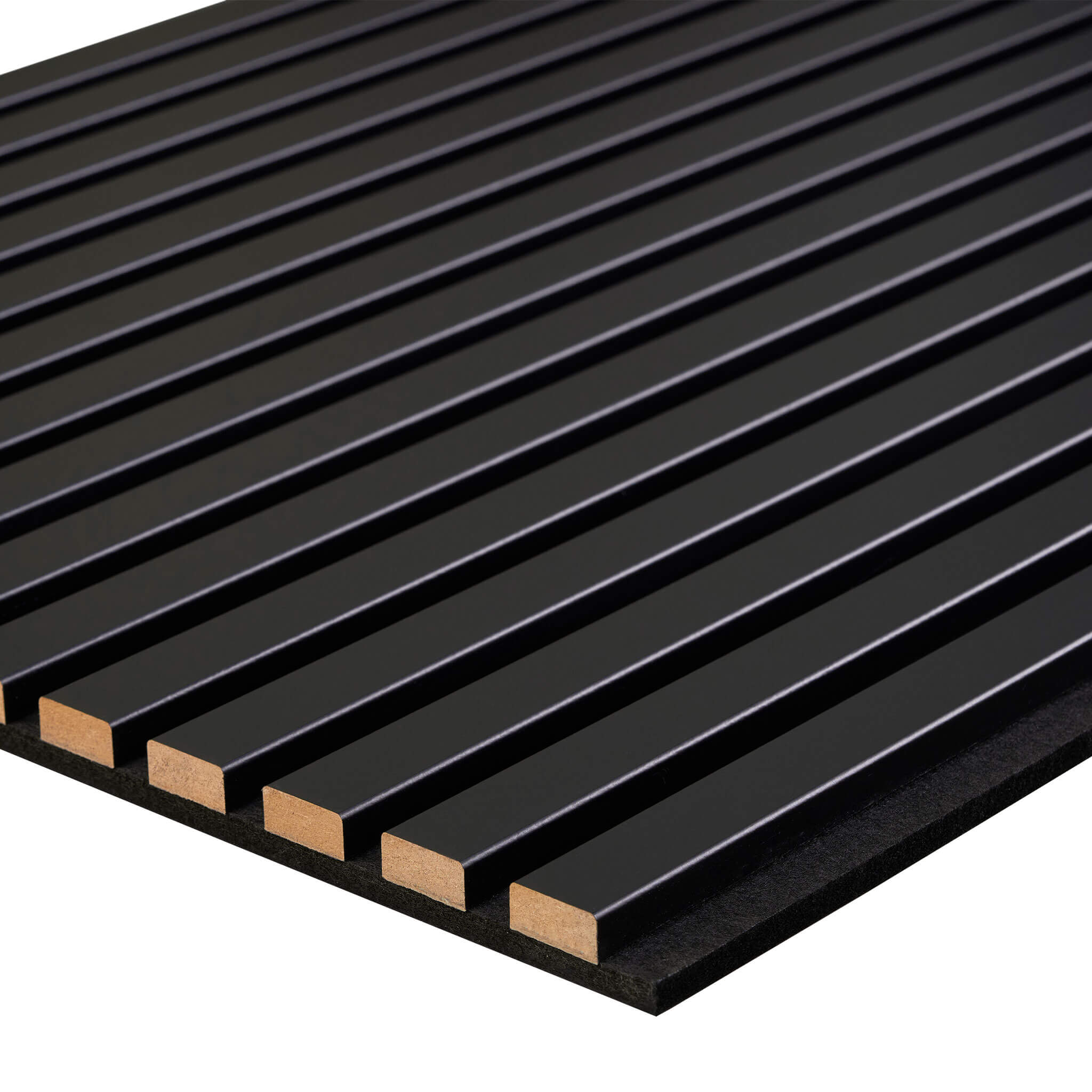 Akustikpaneele Walleu 240 x 60 cm | Schwarz