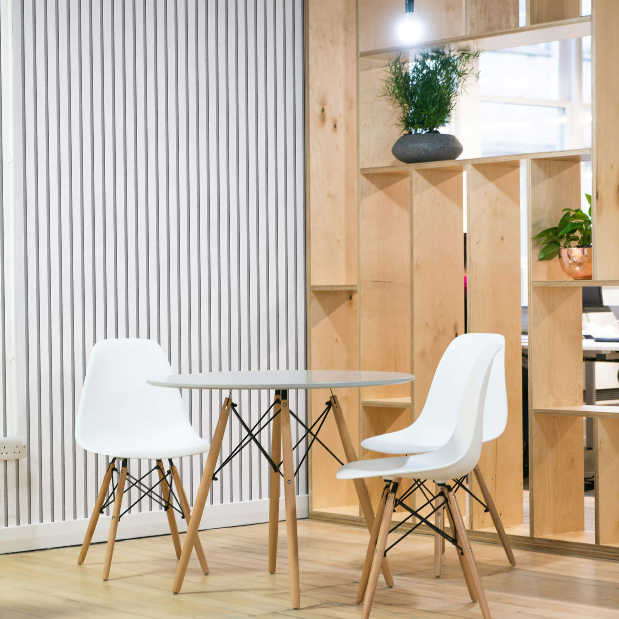 Akustikpaneele Walleu 240 x 60 cm | Weiß