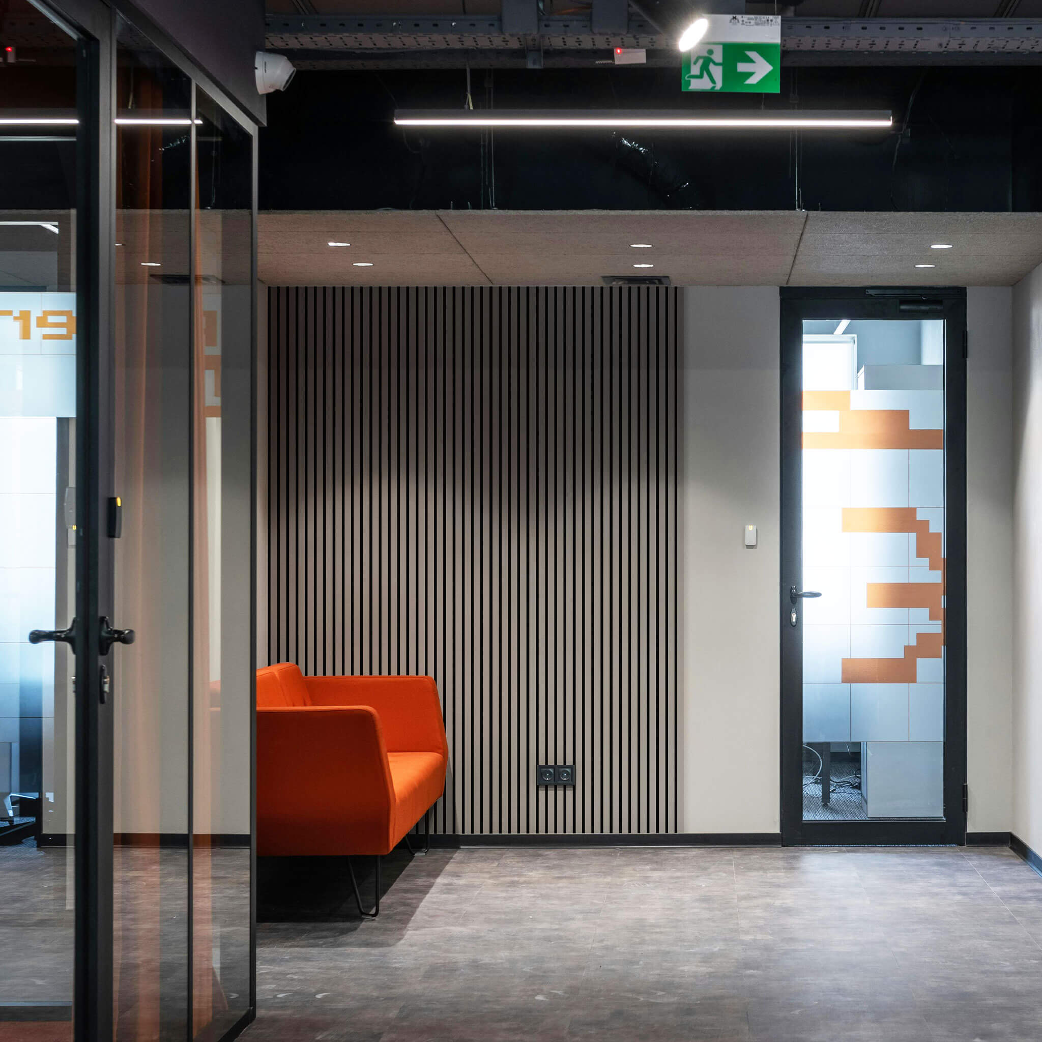 Akustikpaneele Walleu 240 x 60 cm | Grau