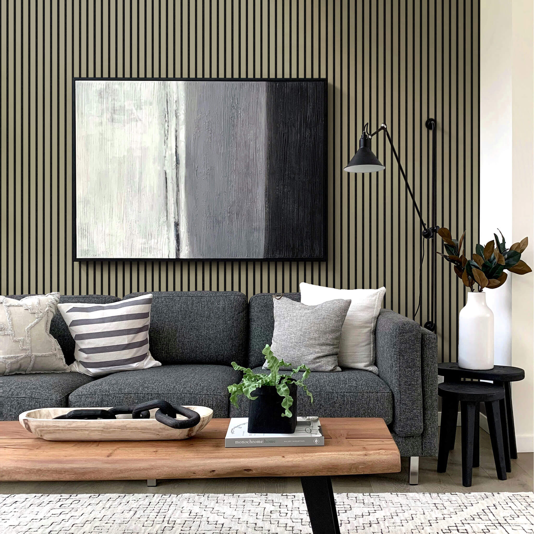 Akustikpaneele Walleu 240 x 60 cm | Oliv