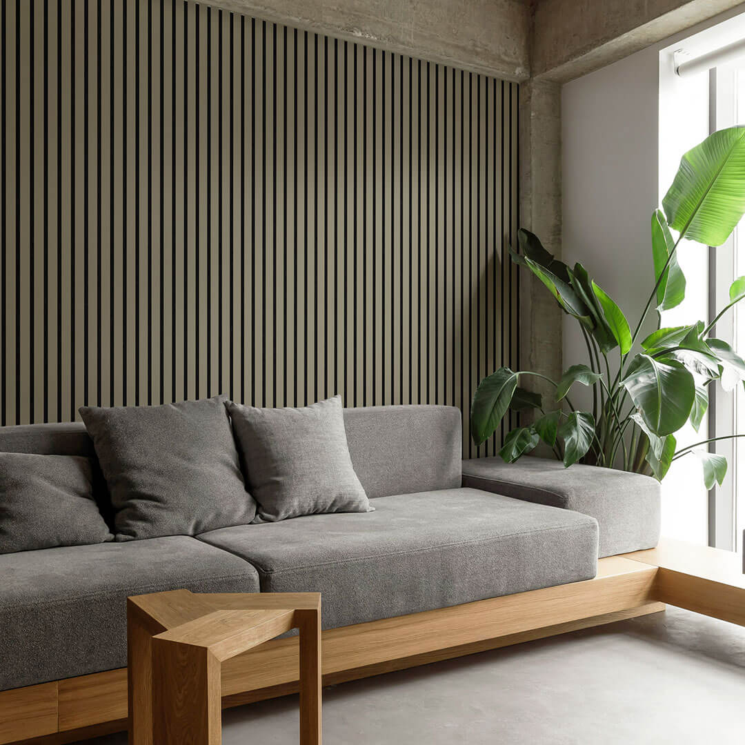 Akustikpaneele Walleu 240 x 60 cm | Oliv