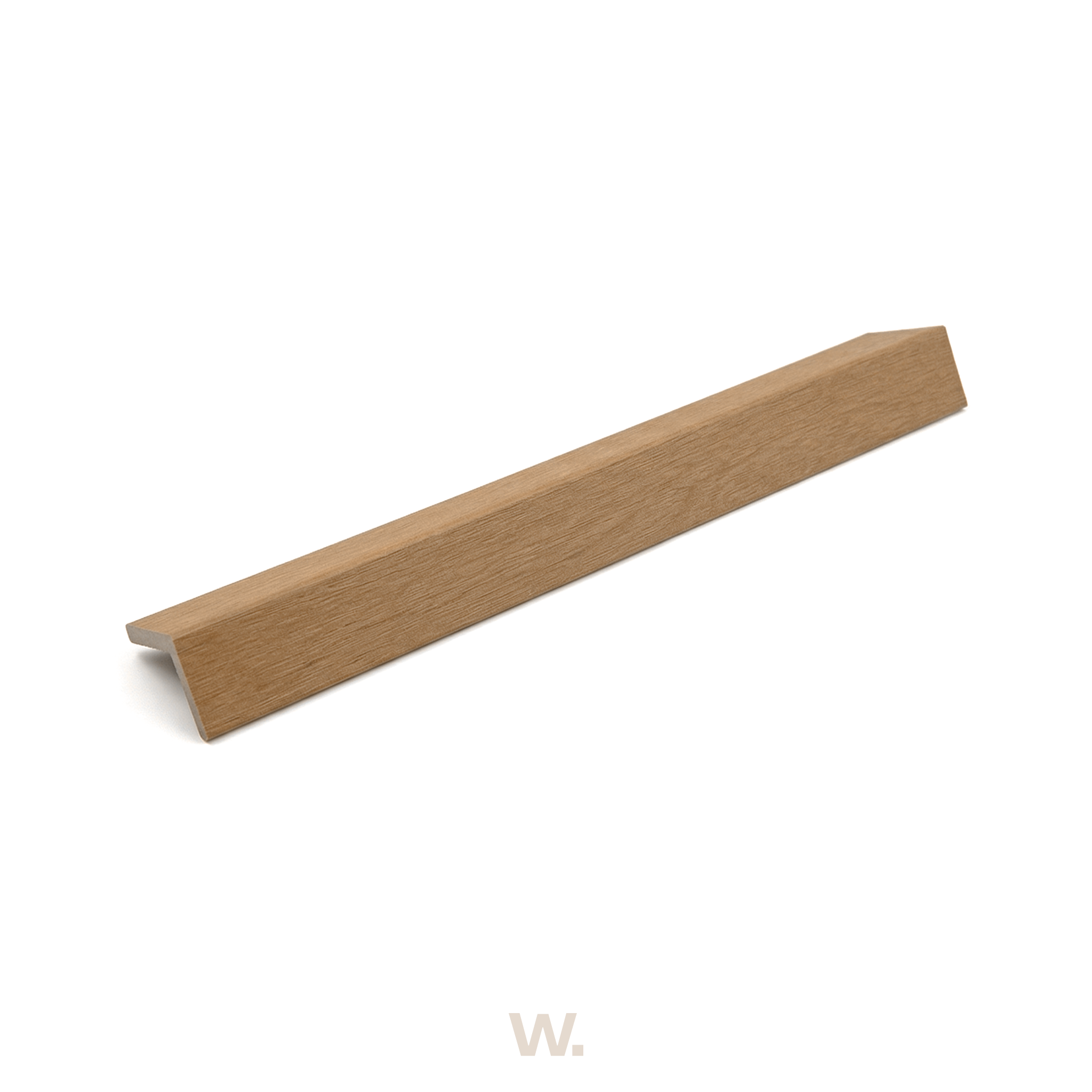 WPC-Abschlussprofil | 6 x 4 x 290cm (2er-Pack) | Eiche