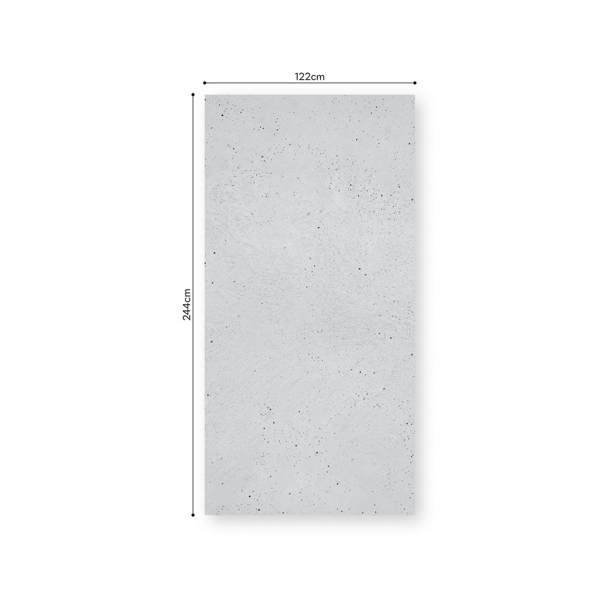 Folha Petra Flex com medidas 244 x 122 cm